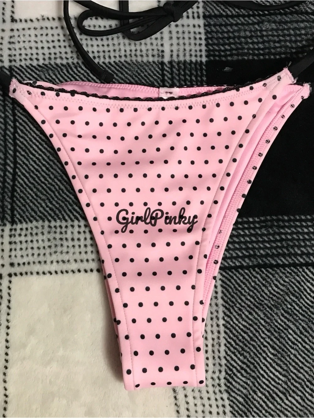 VS PINK FRANKIES CAPE MAY BIKINI TOP & ROSEMARY ITSY BOTTOM IN PINK DOT